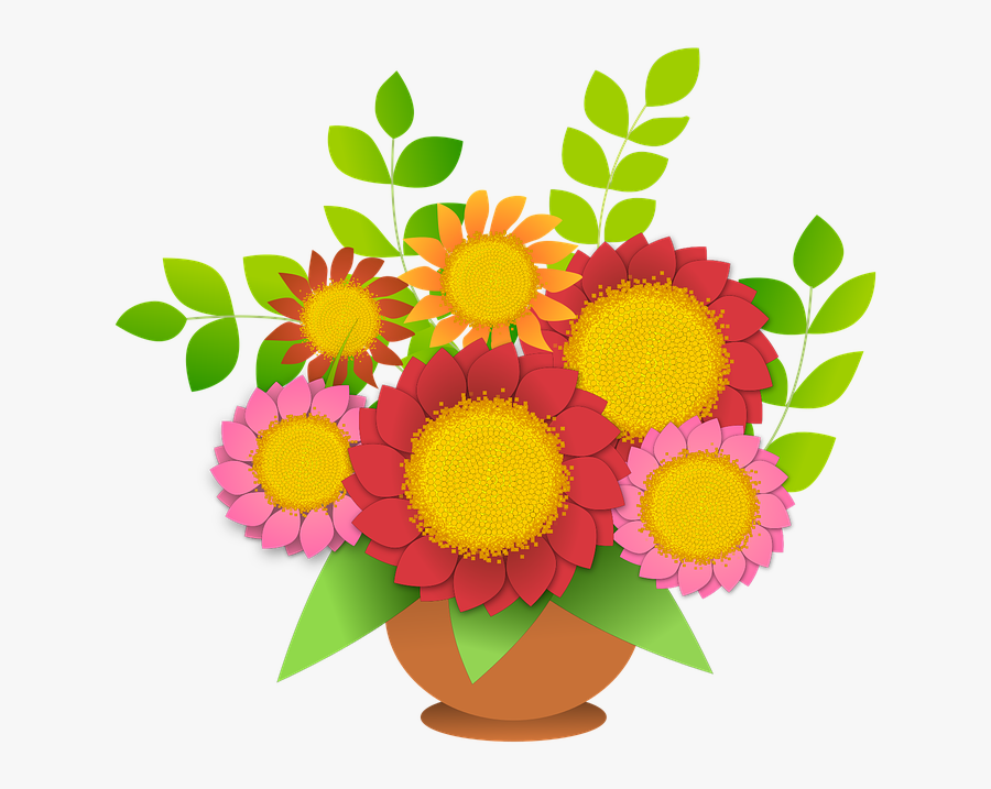 Transparent Flower Bouquet Clipart - Good Morning Happy Rakhi, Transparent Clipart