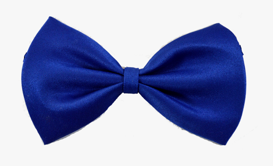 Blue Bow Tie Png - Satin, Transparent Clipart