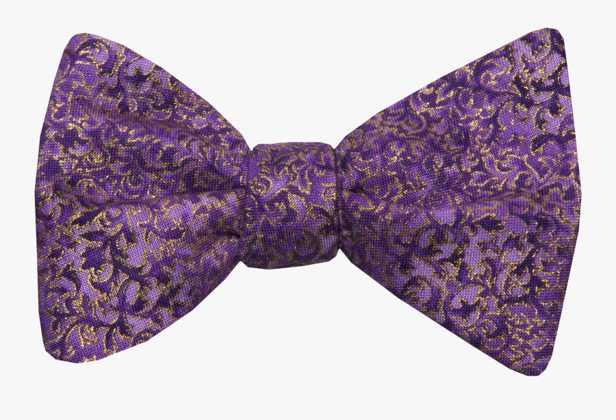 Renaissance Purple Adult Bow Tie, Transparent Clipart