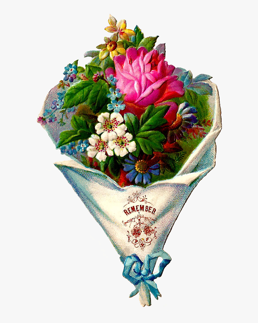 Flower Bouquet Clip Art, Transparent Clipart