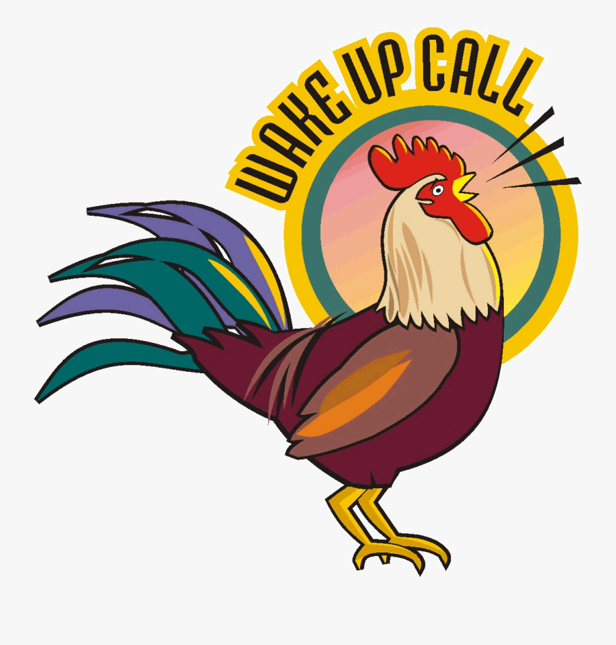 It"s Time To Put A Stop To This Run-away Train Or We"ll - Cock A Doodle Doo Wake Up, Transparent Clipart