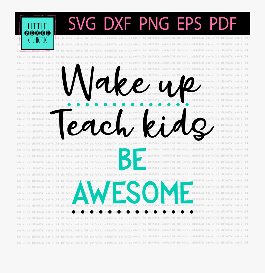 Transparent Kids Wake Up Clipart - Calligraphy, Transparent Clipart