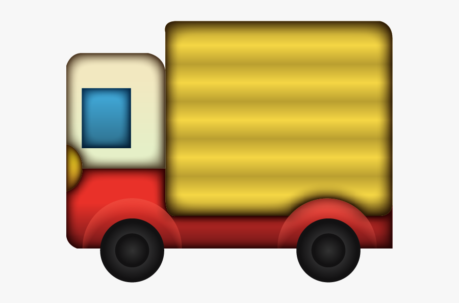 Moving Truck Emoji Png - Truck Emoji Png, Transparent Clipart