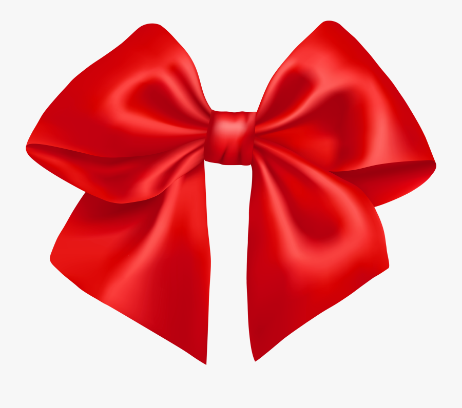 Image With Transparent Background - Red Bow Transparent Background, Transparent Clipart