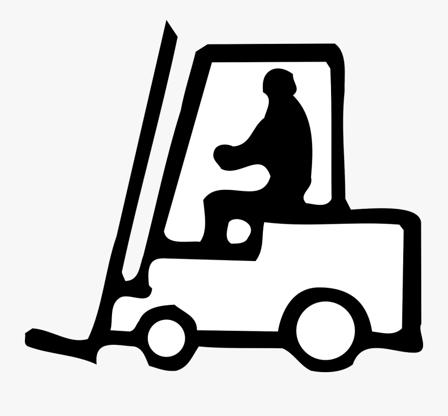 Fork-lift Truck, Machine, Forklift, Warehouse, Moving - Forklift Clipart, Transparent Clipart