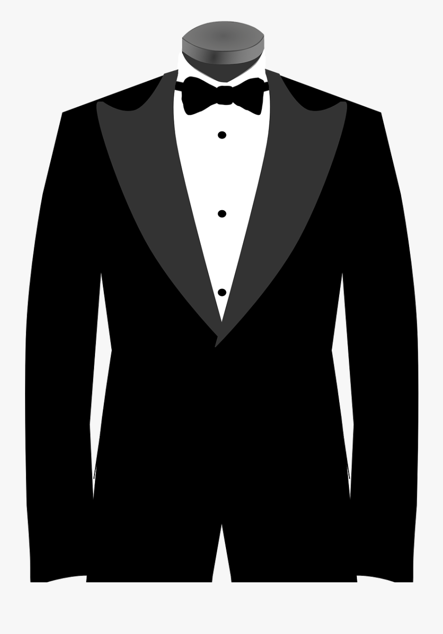 Black Suit Clipart, Transparent Clipart