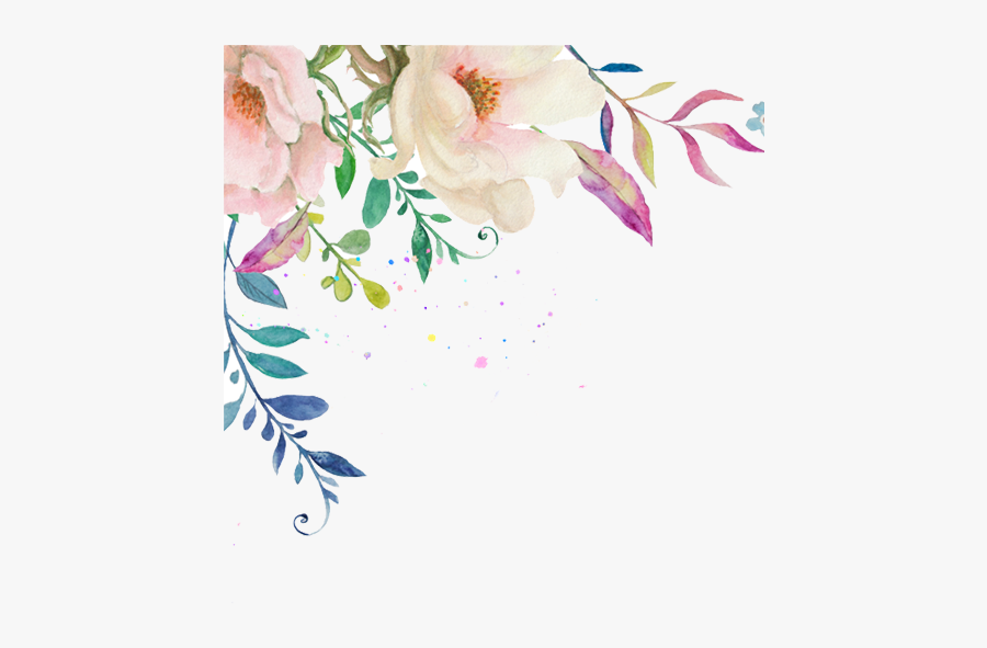 Flower Bouquet Wedding Watercolour Watercolor Ink Invitation - Watercolor Flowers White Background, Transparent Clipart