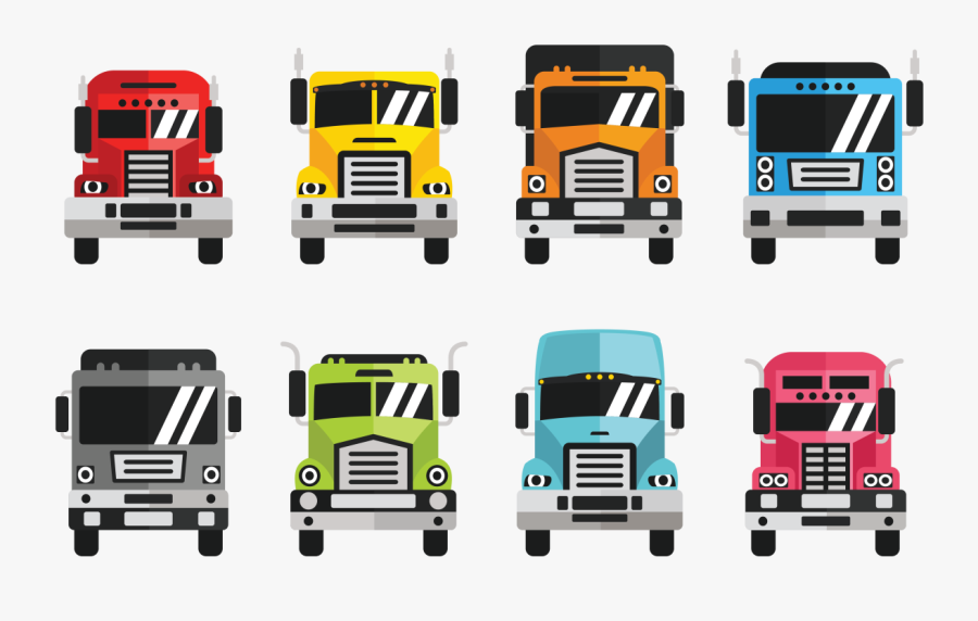 Camion Icons Vector - Delivery Truck 3d Icon On Back Png, Transparent Clipart