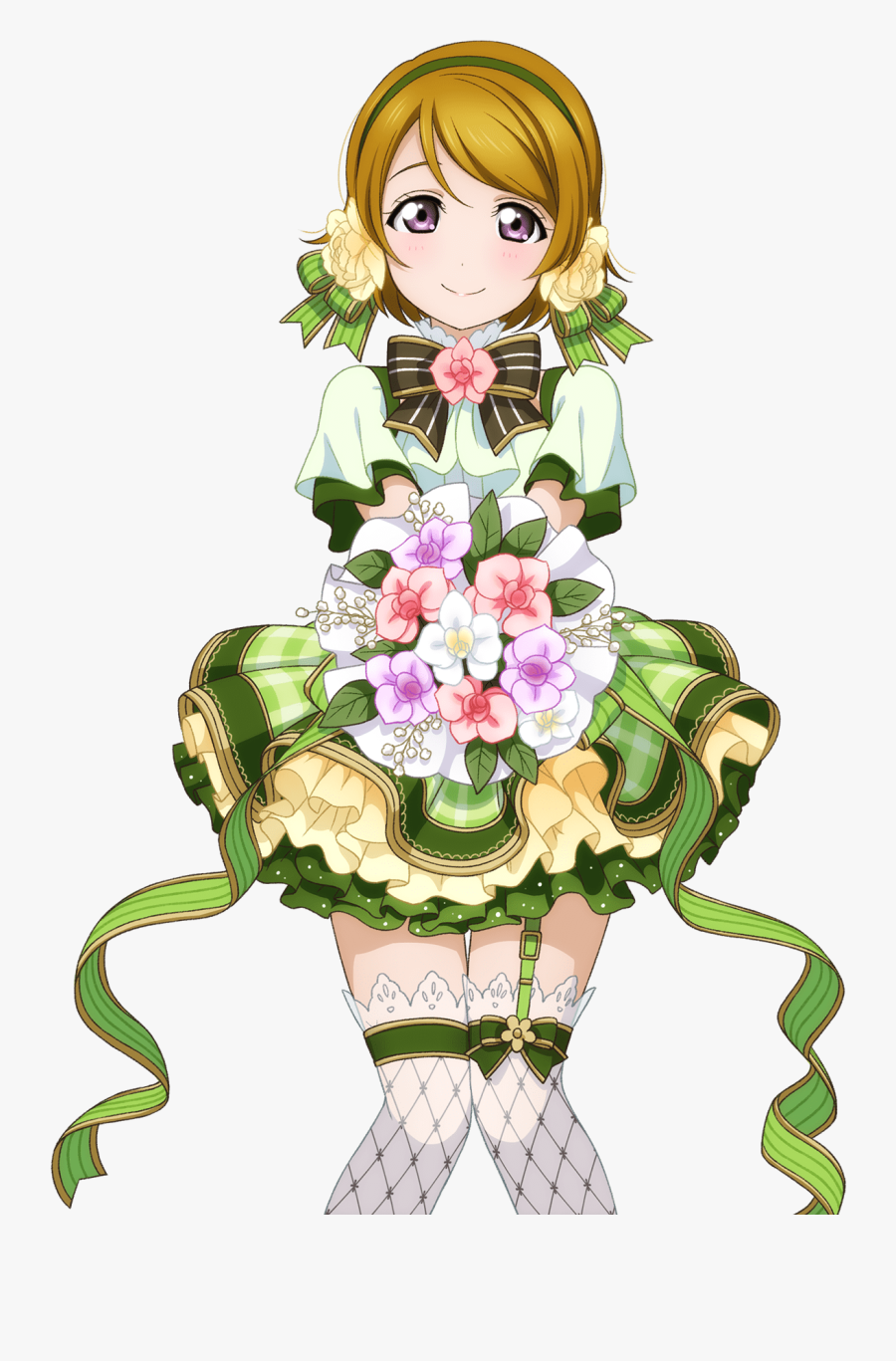 Flower Bouquet Hanayo Cosplay , Png Download - Flower Bouquet Hanayo Cosplay, Transparent Clipart
