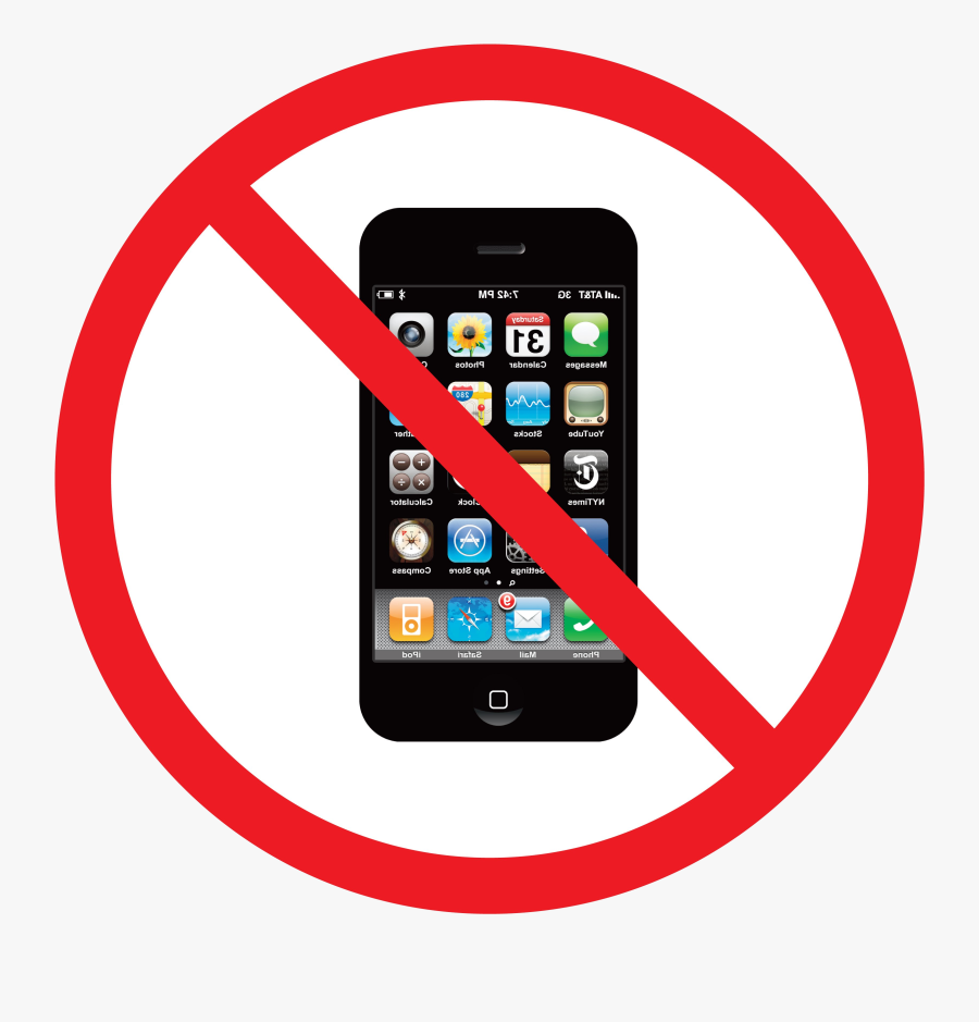 Phone Cell Clipart Mobile No Many Interesting Cliparts - No Cell Phones, Transparent Clipart