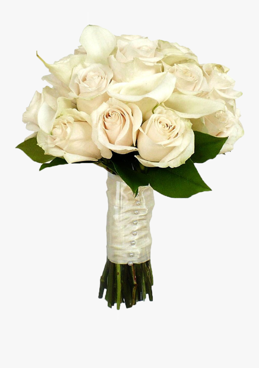 White Roses Png Hd Wallpaper - White Bouquet Of Roses Clipart, Transparent Clipart