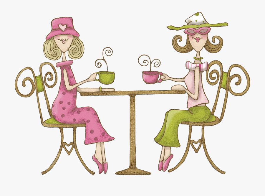 Women Clipart Tea - Good Morning, Transparent Clipart