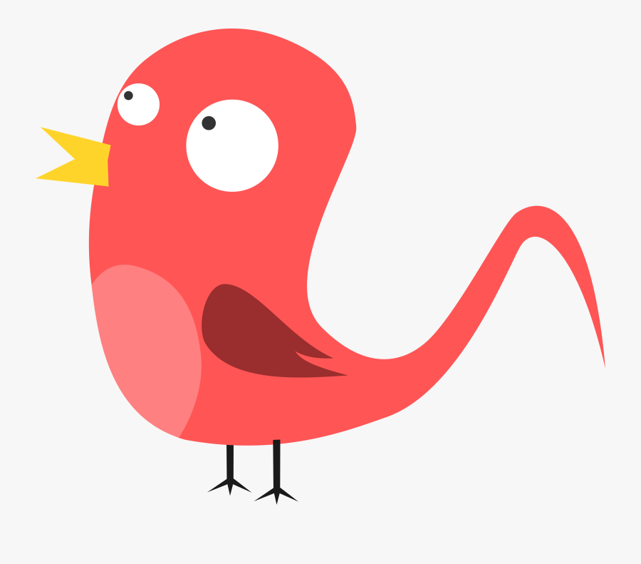 Clipart - Cartoon Bird Vector Png, Transparent Clipart