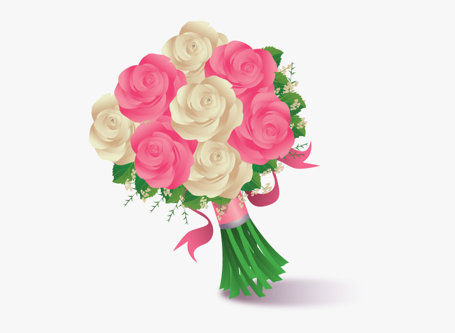 Transparent Flower Bouquet Clipart Png - Offer Flower Bouquet Drawing, Transparent Clipart