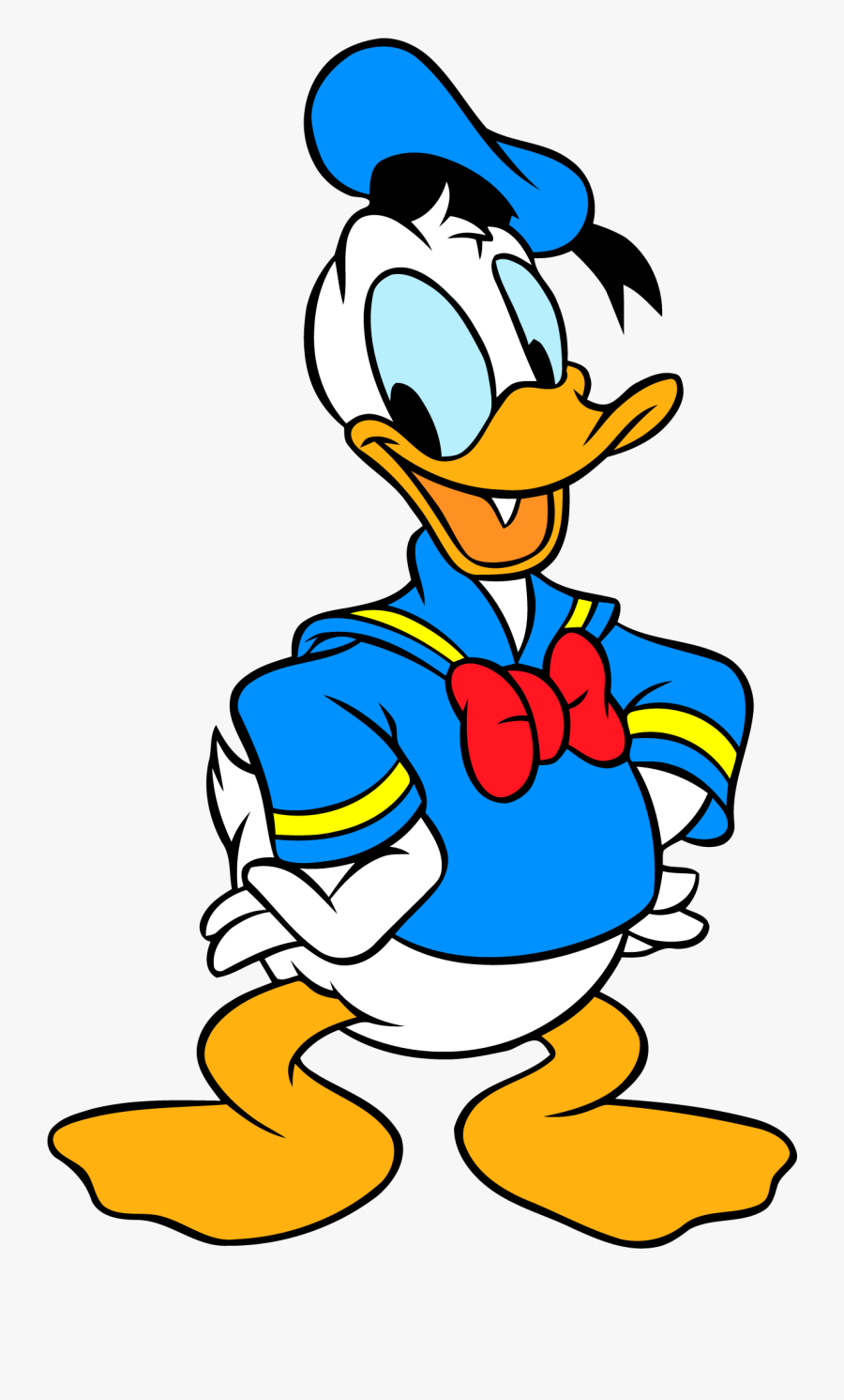 Donald Duck Clipart Bow Tie - Donald Duck Png, Transparent Clipart