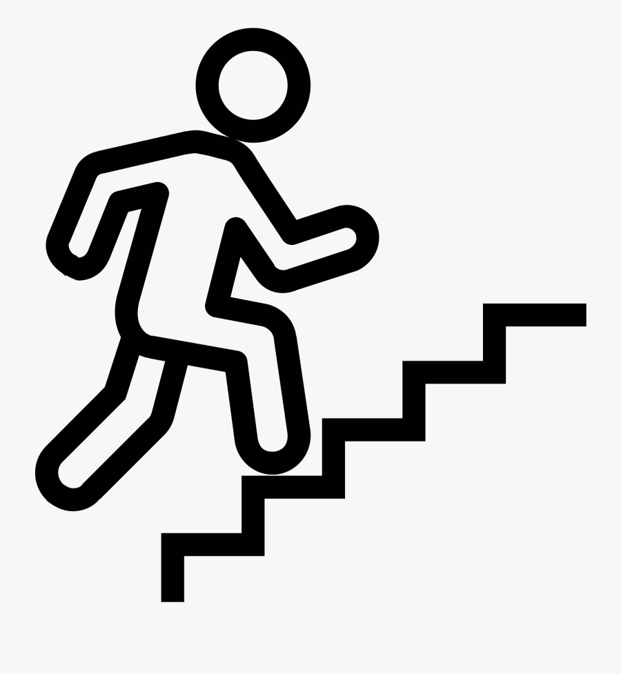 Transparent Wake Up Clipart - Escaleras Icono, Transparent Clipart