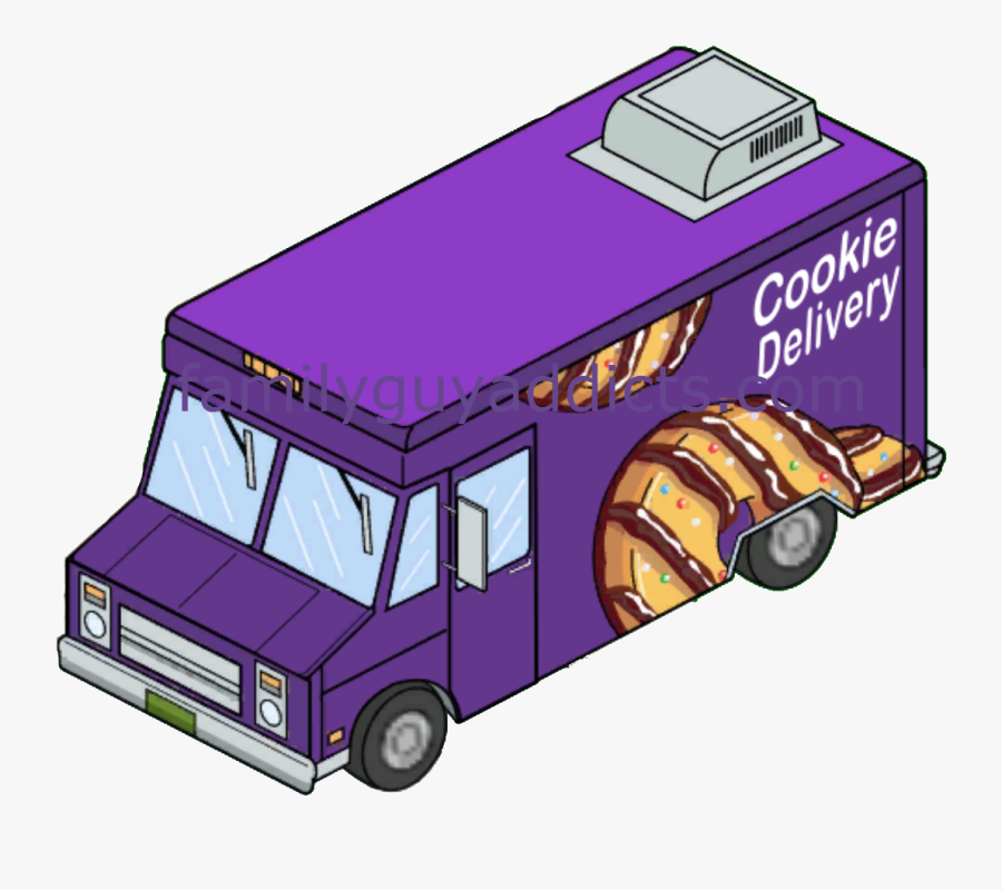 Delivery Truck Png - Mob Event Family Guy Quest For Stuff Bus, Transparent Clipart