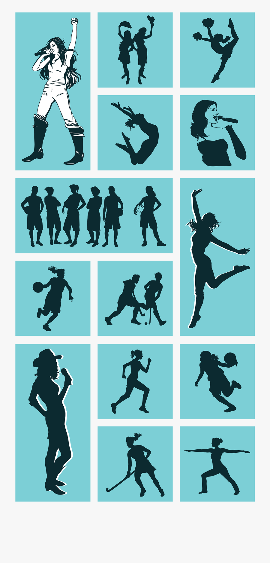 Silhouette, Transparent Clipart