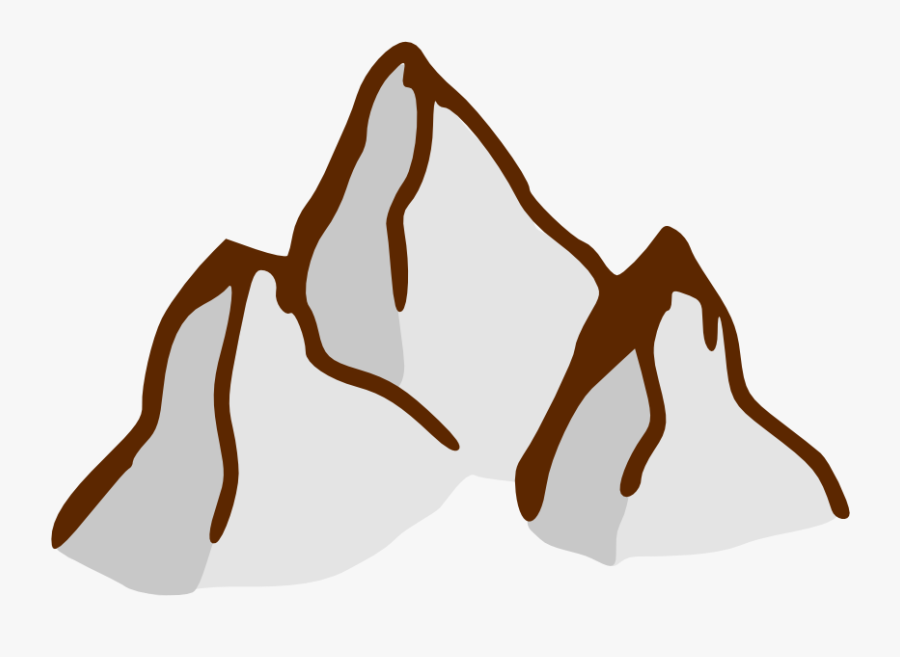 Mountain, Mountain Range, Peak, Rock, Rocky, Map - Mountain Clip Art, Transparent Clipart