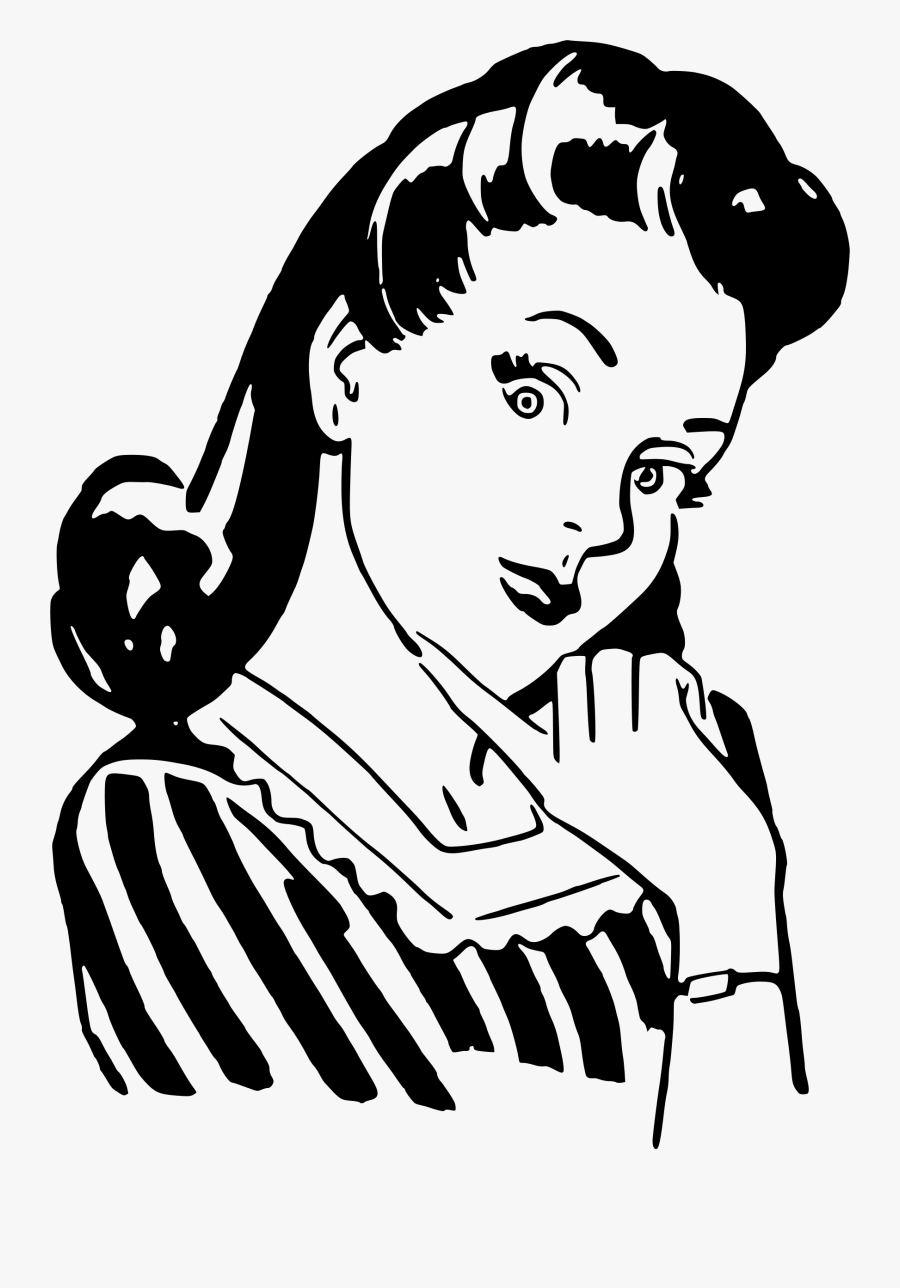 Clipart - Vintage Woman Clipart Png, Transparent Clipart