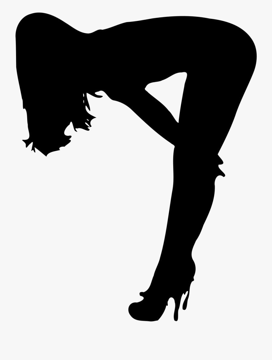 Women Sexy Silhouette Png Clipart , Png Download - Silhouette Prostitute Clip Art, Transparent Clipart
