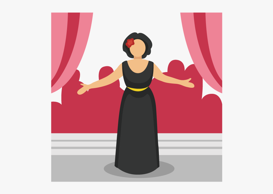 Transparent Singing Clip Art - Illustration, Transparent Clipart