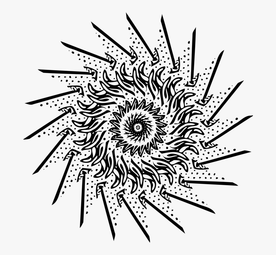 Drawing Common Sunflower Black And White Line Art Transvaal - Portable Network Graphics, Transparent Clipart