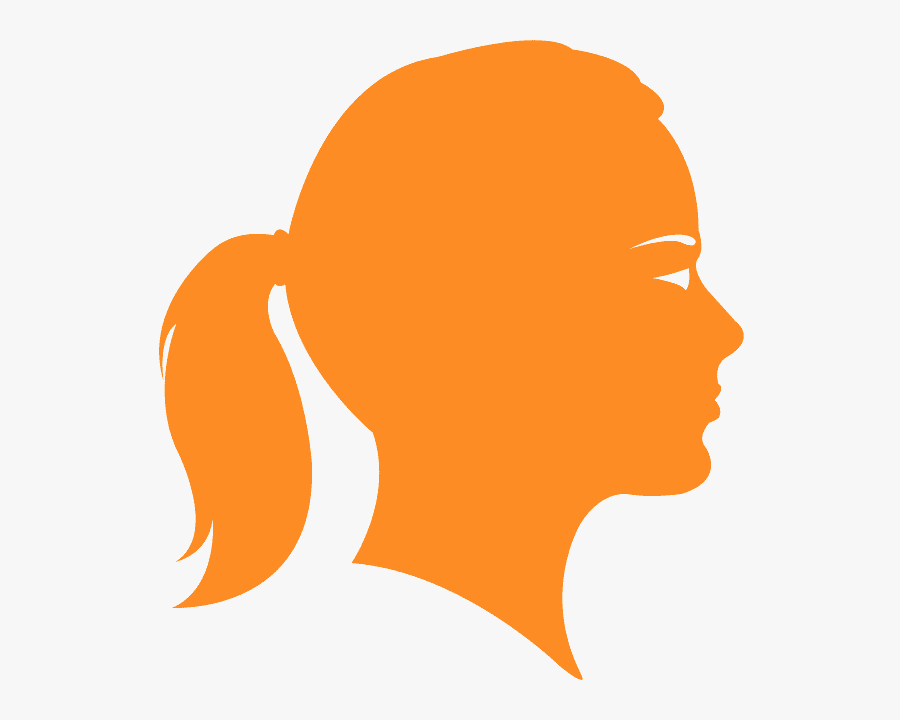 Woman Head Pink Silhouette , Transparent Cartoons - Rosto De Uma Mulher Para Imprimir, Transparent Clipart