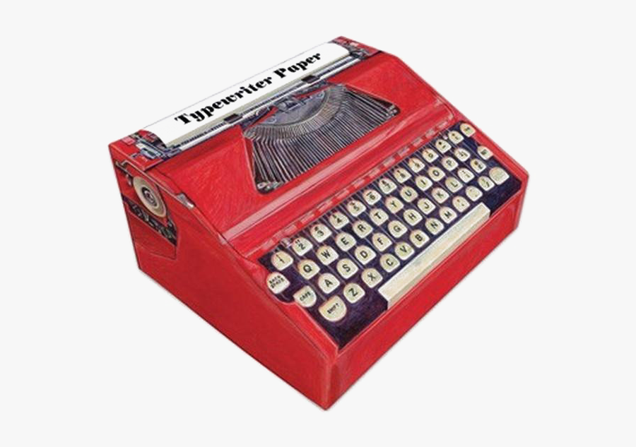 Paper Typewriter, Transparent Clipart