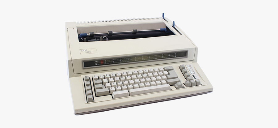 Clip Art Canon Typewriter - Personal Computer, Transparent Clipart