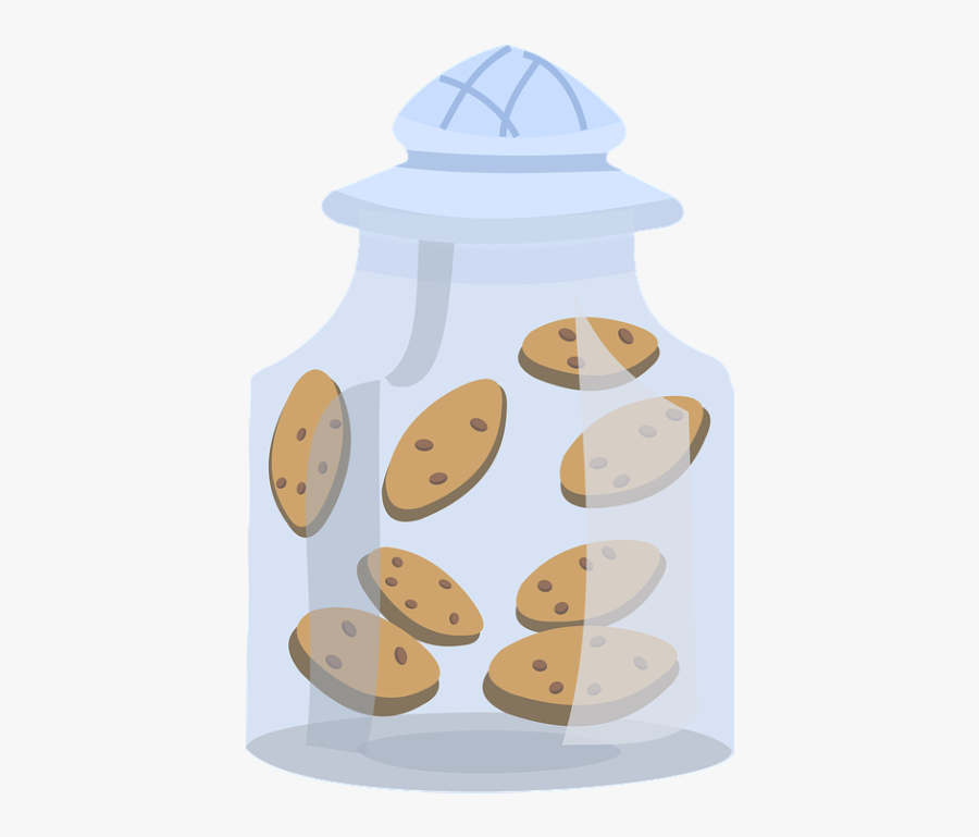 Sweet, Chocolate, Food, Bixbite, Cookie Jar - Cookies In Jar Vector, Transparent Clipart