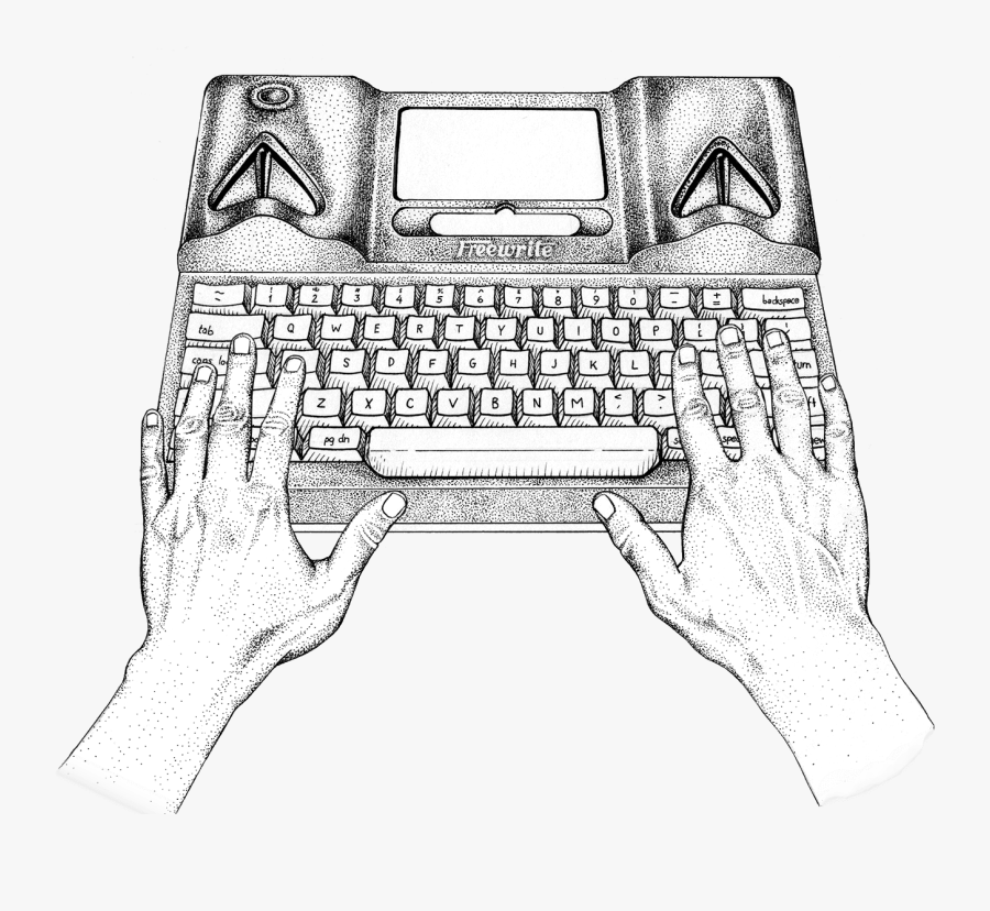 Freewrite Astrohaus - Png Clipart Typewriting Machine Png, Transparent Clipart