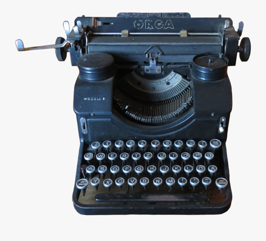 Typewriter Png Picture - Transparent Typewriter Clear Background, Transparent Clipart