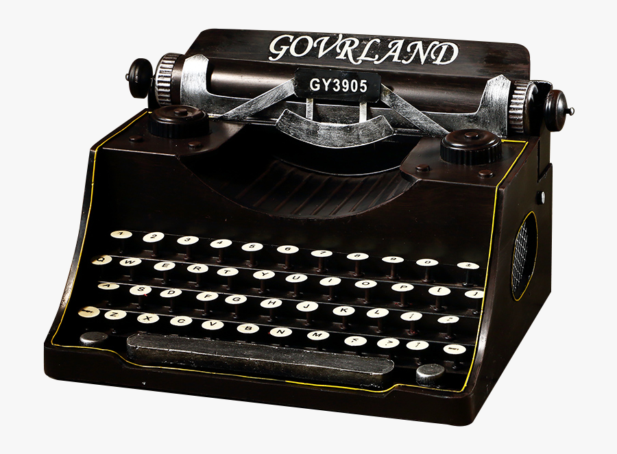 Typewriter - Old Typewriter Png, Transparent Clipart