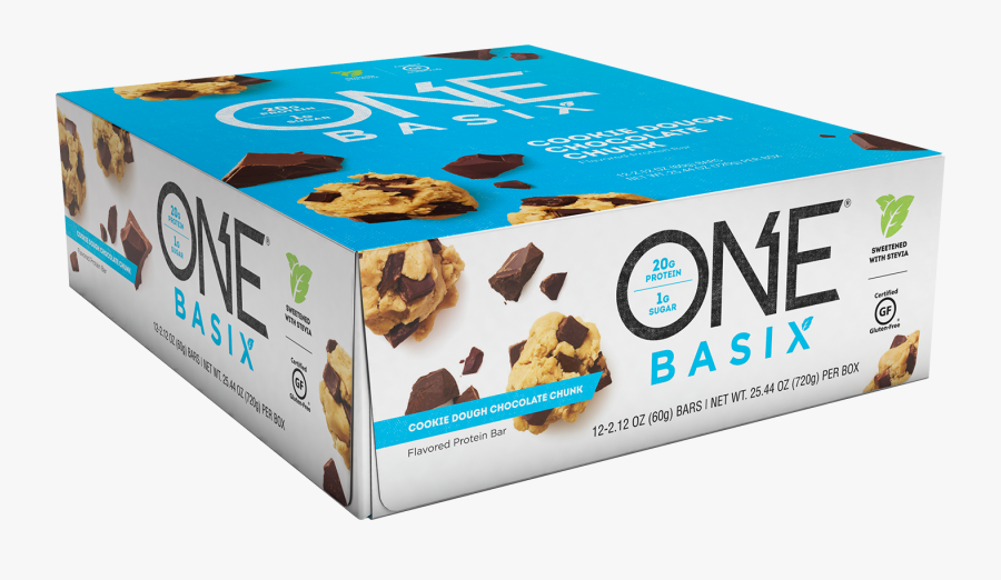 One Basix Cookie Dough Chocolate Chunk Protein Bar - Oh Yeah One Bar Basix, Transparent Clipart