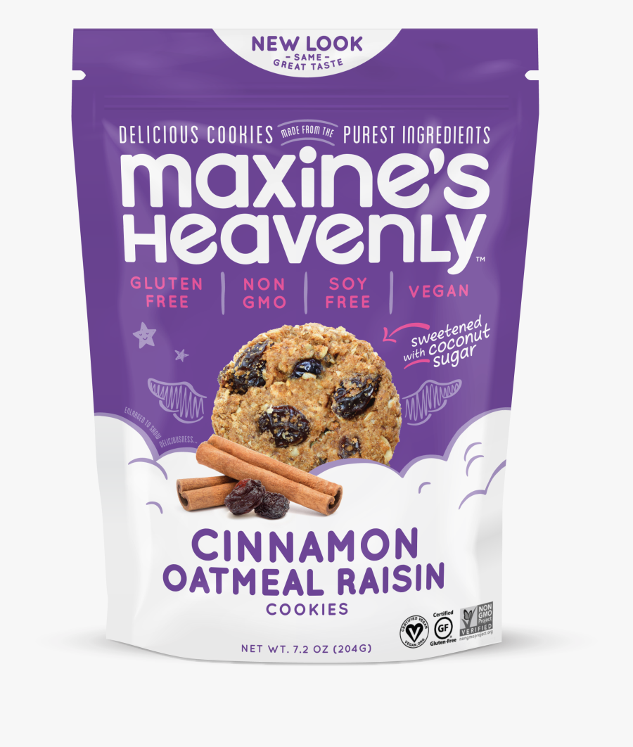 Gluten-free Maxine"s Heavenly Oatmeal Raisin Cookies - Chocolate Chip Cookie, Transparent Clipart