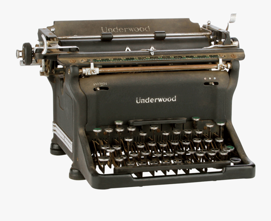 Transparent Typewriter Png - Machine, Transparent Clipart