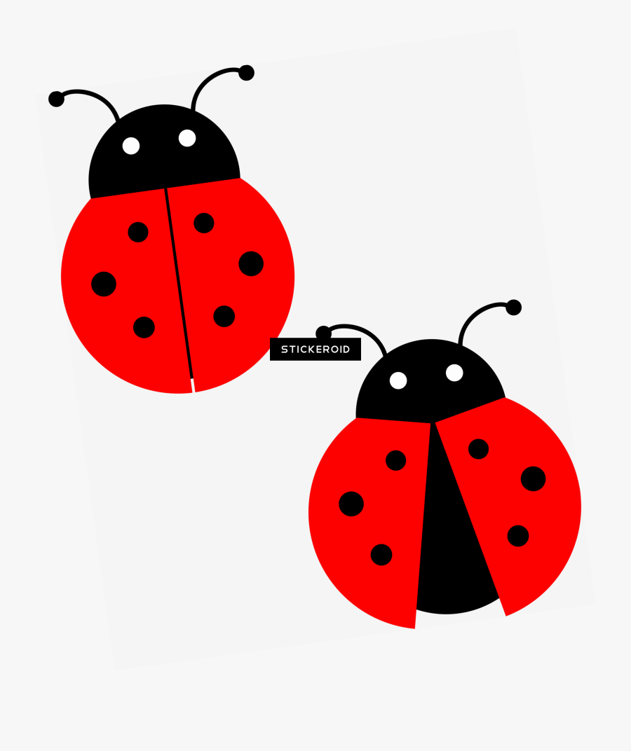 Red Ladybug Bugs Insects - Ladybug Clipart Png, Transparent Clipart