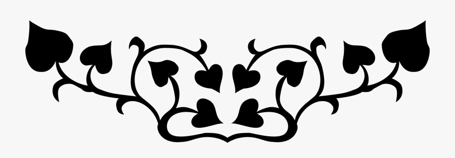 Photography - Ivy Border Clipart Vine Border Black And White, Transparent Clipart