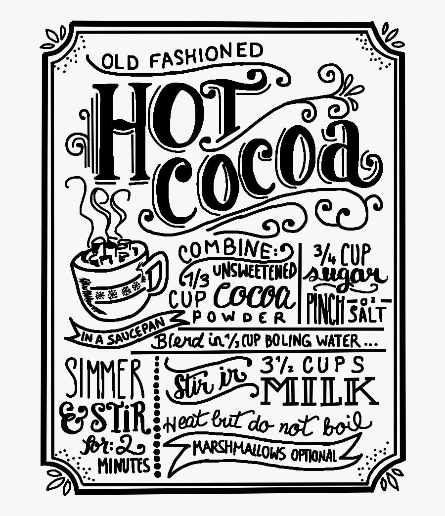 #cocoa #hotcocoa #recipe #drinkrecipe #drink #poster, Transparent Clipart
