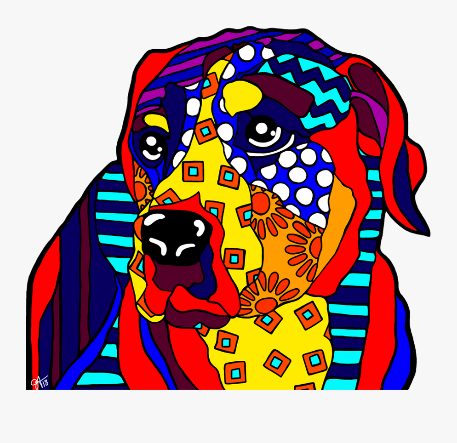 Transparent Bold Clipart - Dog, Transparent Clipart