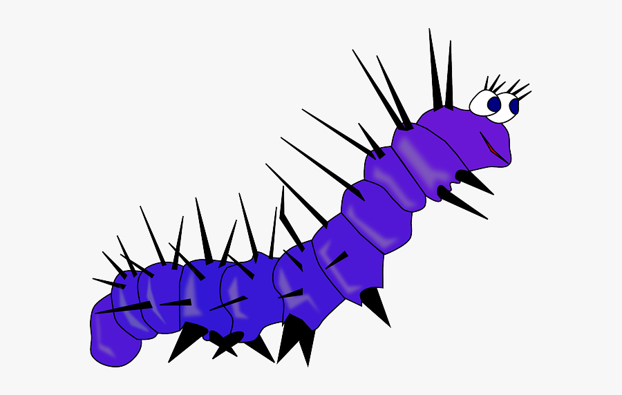 Transparent Bugs Clipart - Caterpillar Svg, Transparent Clipart