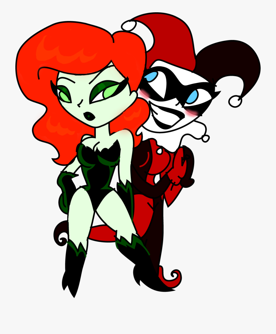 Transparent Harley Quinn Png - Harley Quinn And Poison Ivy Png, Transparent Clipart