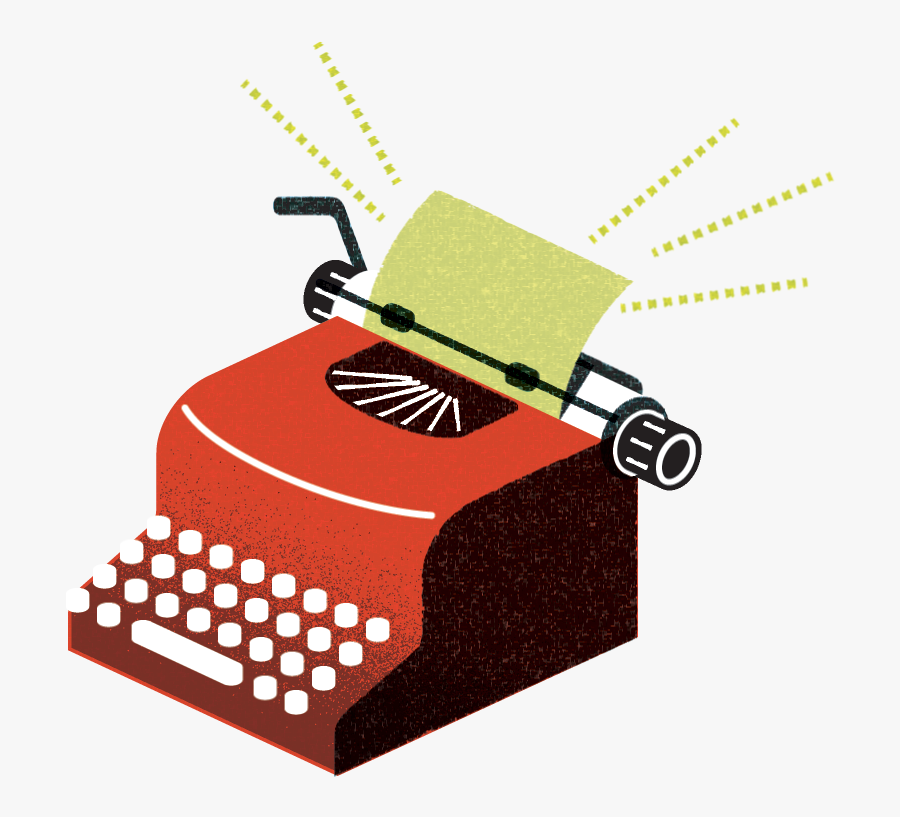 Icon-typewriter - Paper, Transparent Clipart