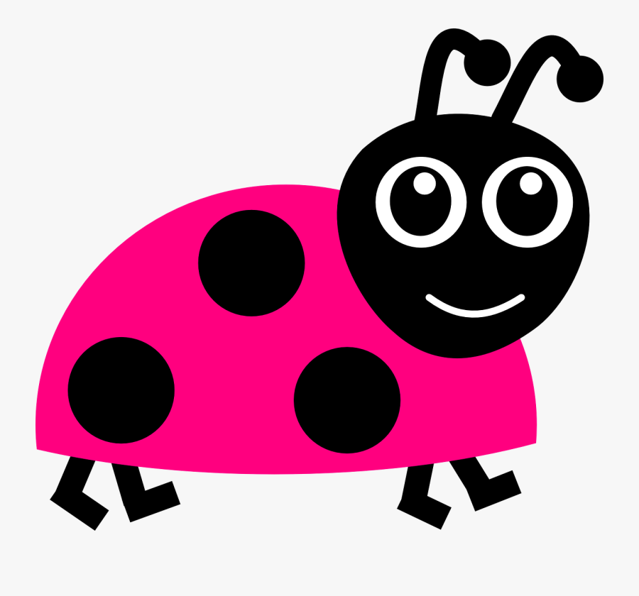 Collection Of Cute Ladybug Clipart - Pink Lady Bug Clipart, Transparent Clipart