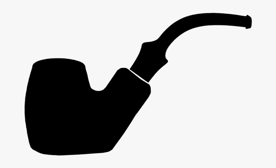 Transparent Cigar Clipart - Sherlock Holmes Pipe Silhouette, Transparent Clipart