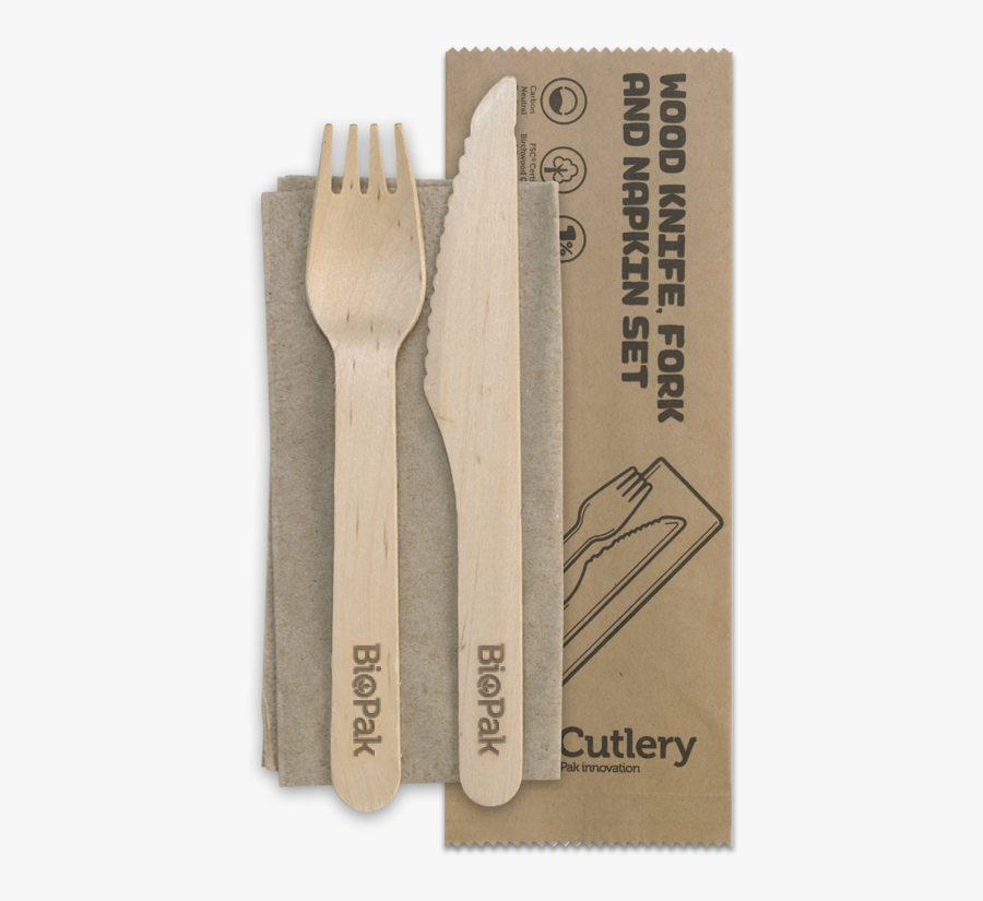 Biopak Wooden Cutlery, Transparent Clipart