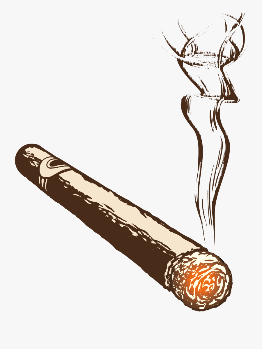 Clip Art Free Download Vector Cigar - Transparent Background Cigar Png, Transparent Clipart