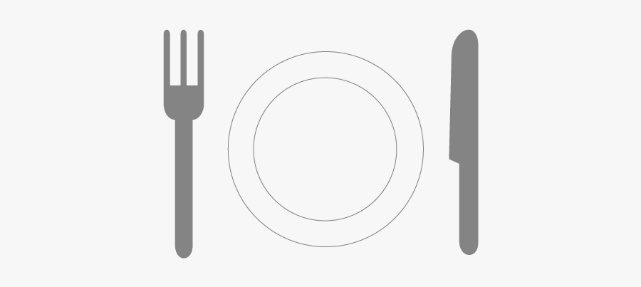 Fork And Knife Png - Grey Knife And Fork, Transparent Clipart