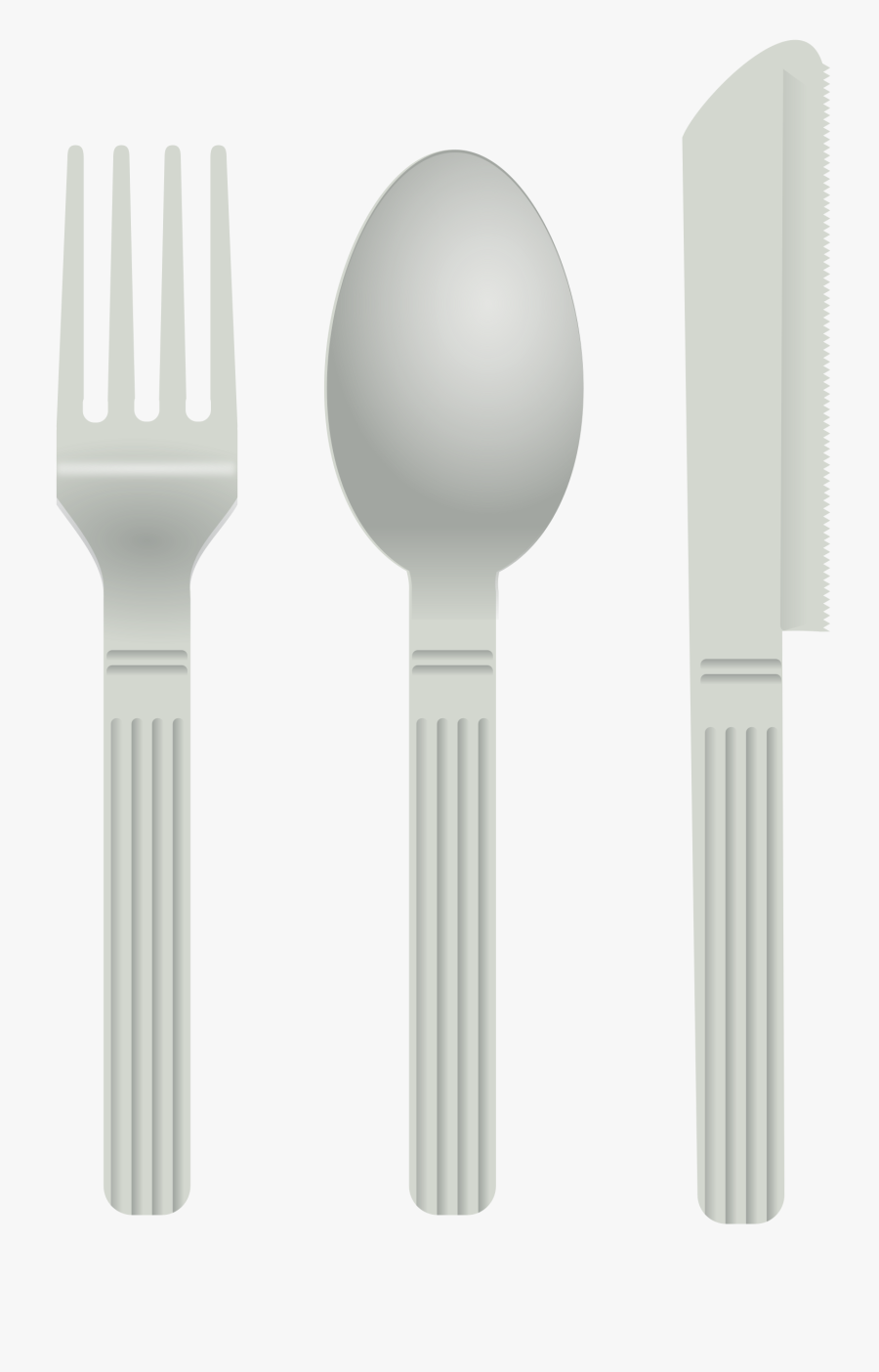 Fork And Spoon Clipart, Vector Clip Art Online, Royalty - Spoon Clip Art, Transparent Clipart